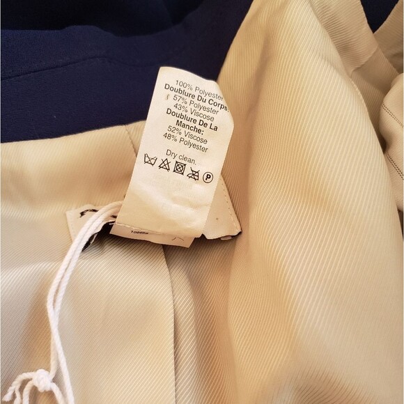 Public School for J. Crew Tailored Shawl Collar Tuxedo Jacket Blazer Royal Blue - Picture 11 of 12